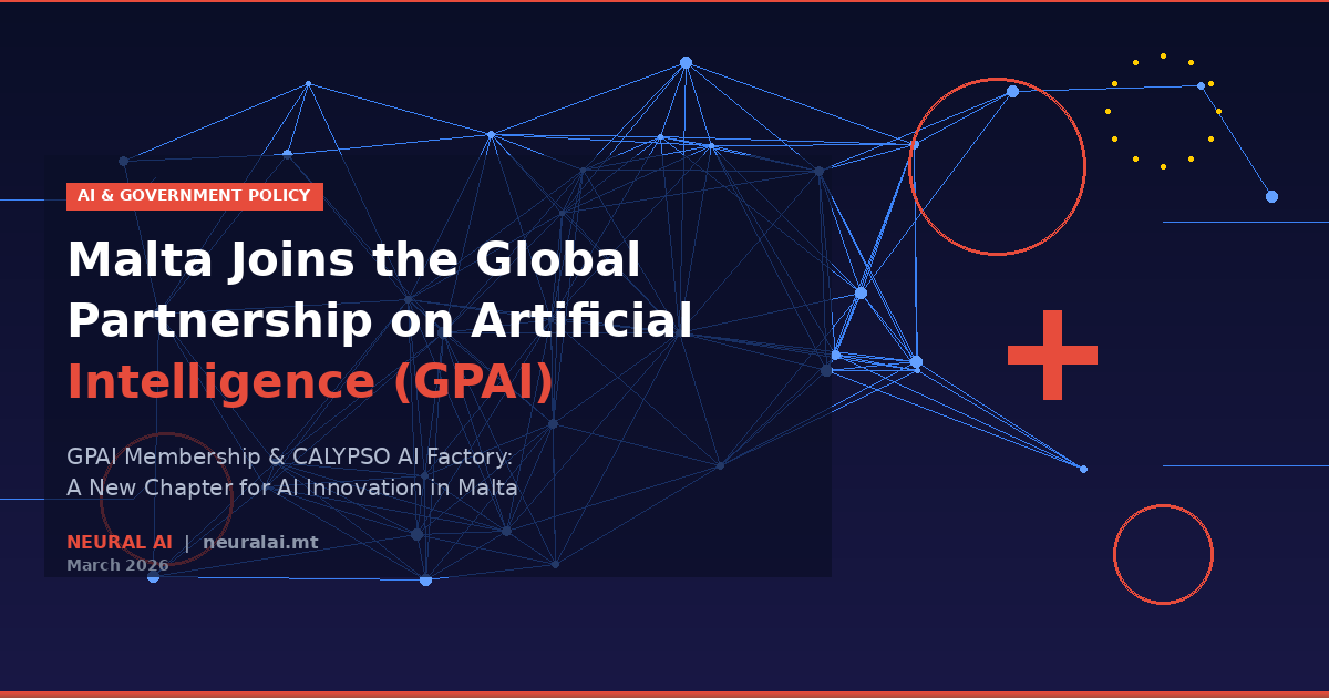 Malta Joins the Global Partnership on Artificial Intelligence (GPAI)